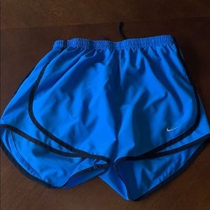 Nike small blue and black Dri-fit tempo shorts